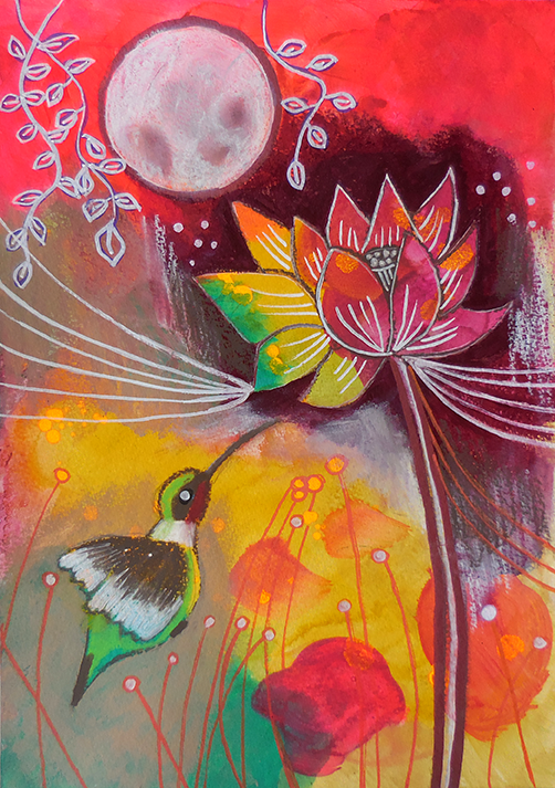 Sarah Donnell_Hummingbird moon 72ppi Hummingbird Moon by Sarah Donnell